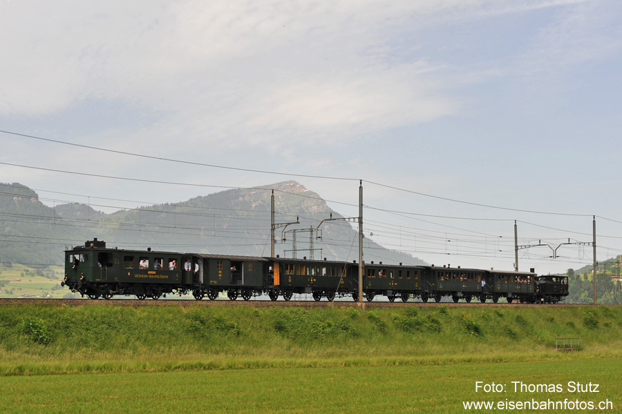 DVZO-Dampfzug mit Rigi
