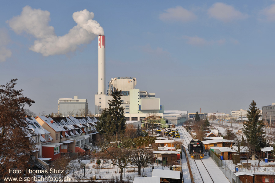 Sersa-Lok unterwegs zur KVA
