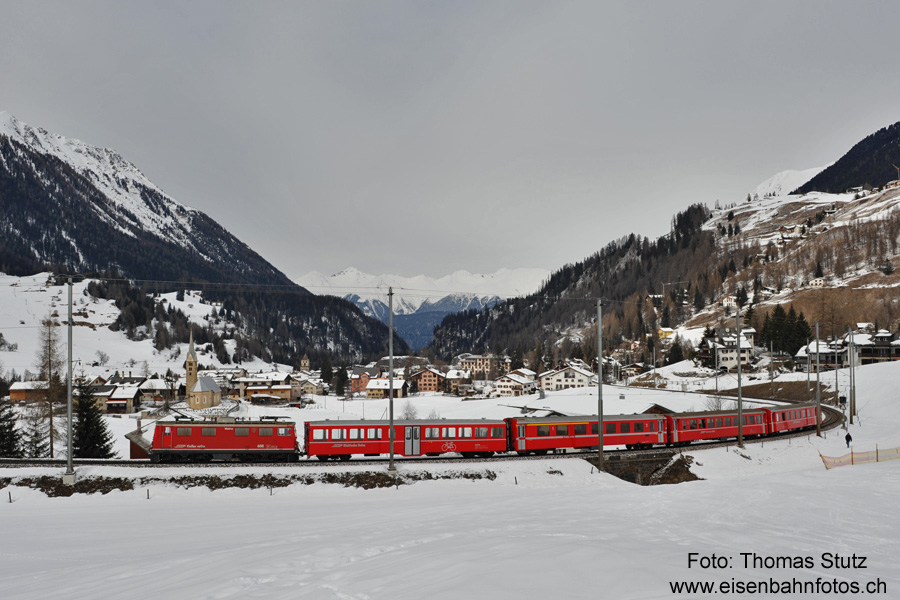 2. Schlittelzug mit Ge 4/4 I 608
