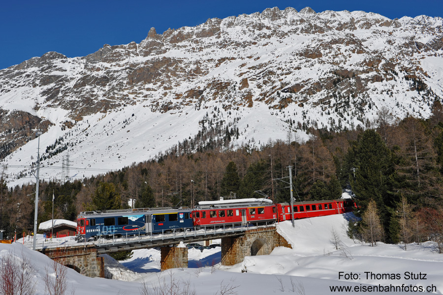 ABe 4/4 III "Bernina" + ABe 4/4 II
