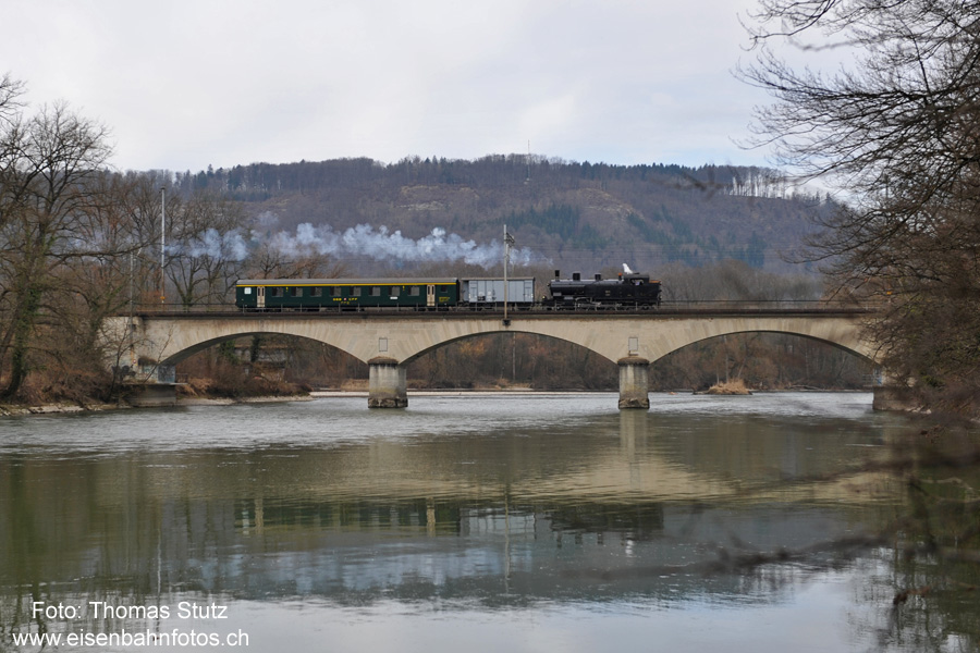 Dampfzug bei Turgi
