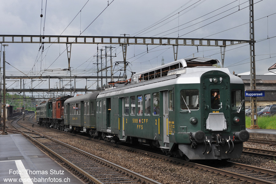 ... und BDe 4/4 am Zugschluss
