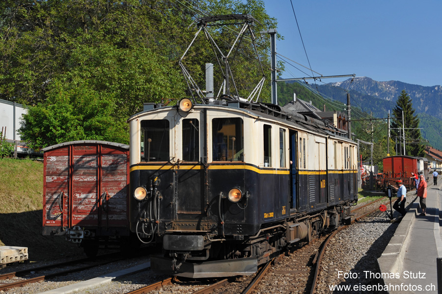 beim Rangieren in Blonay
