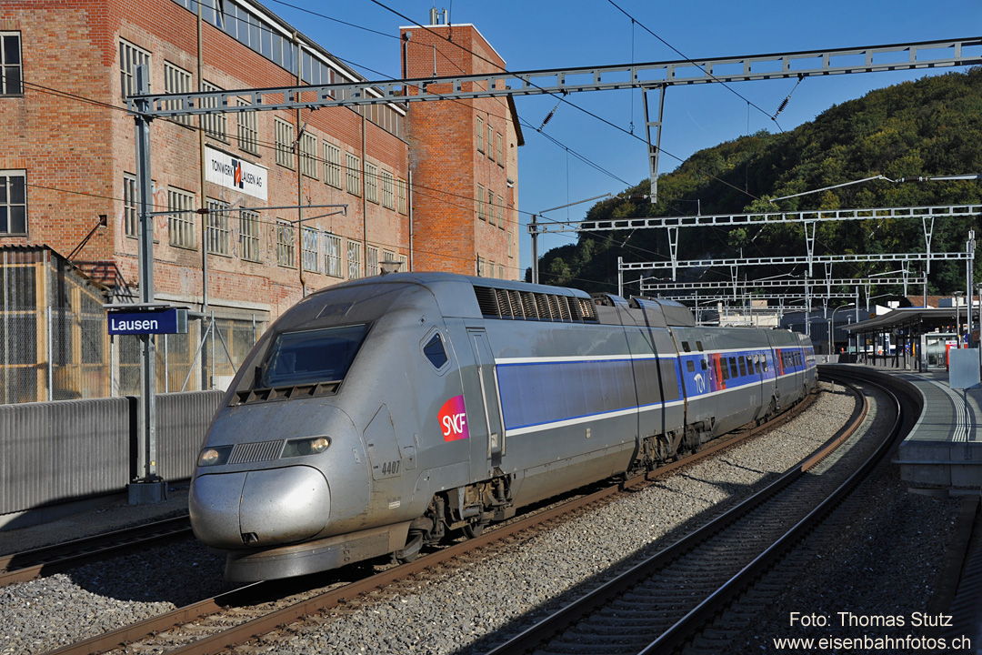 Ausfahrt TGV

