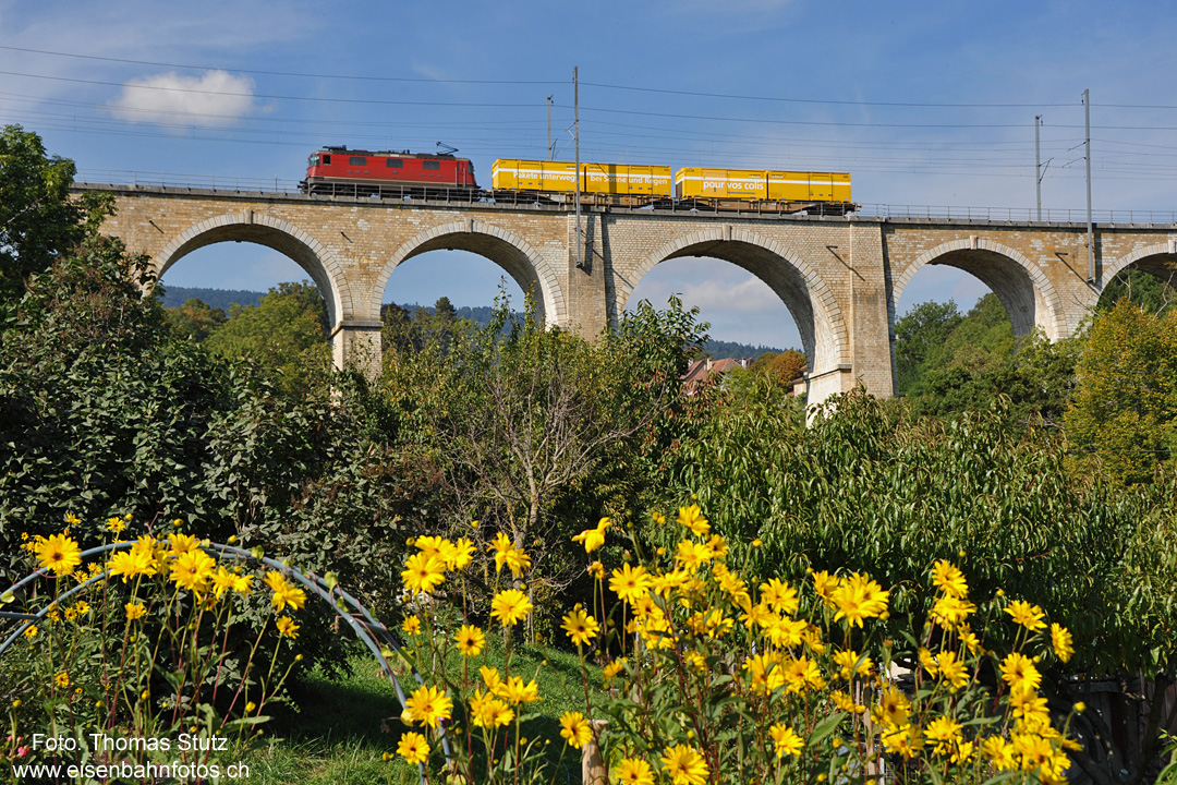 kurzer Postcontainerzug
