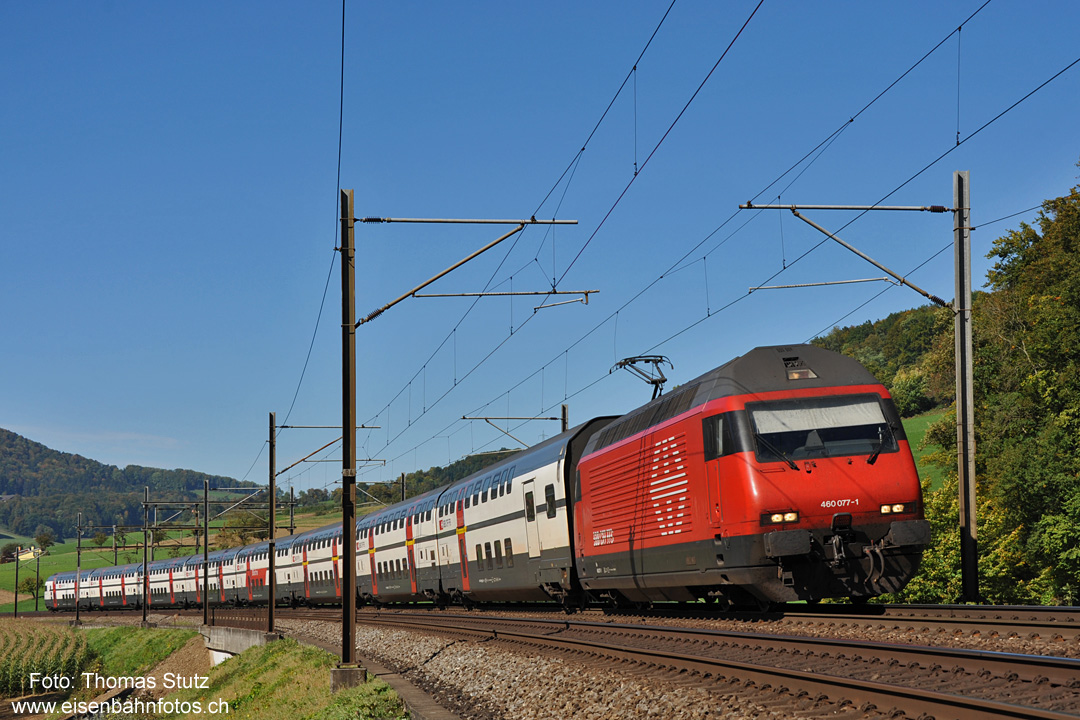 IC-Dosto in der Kurve
