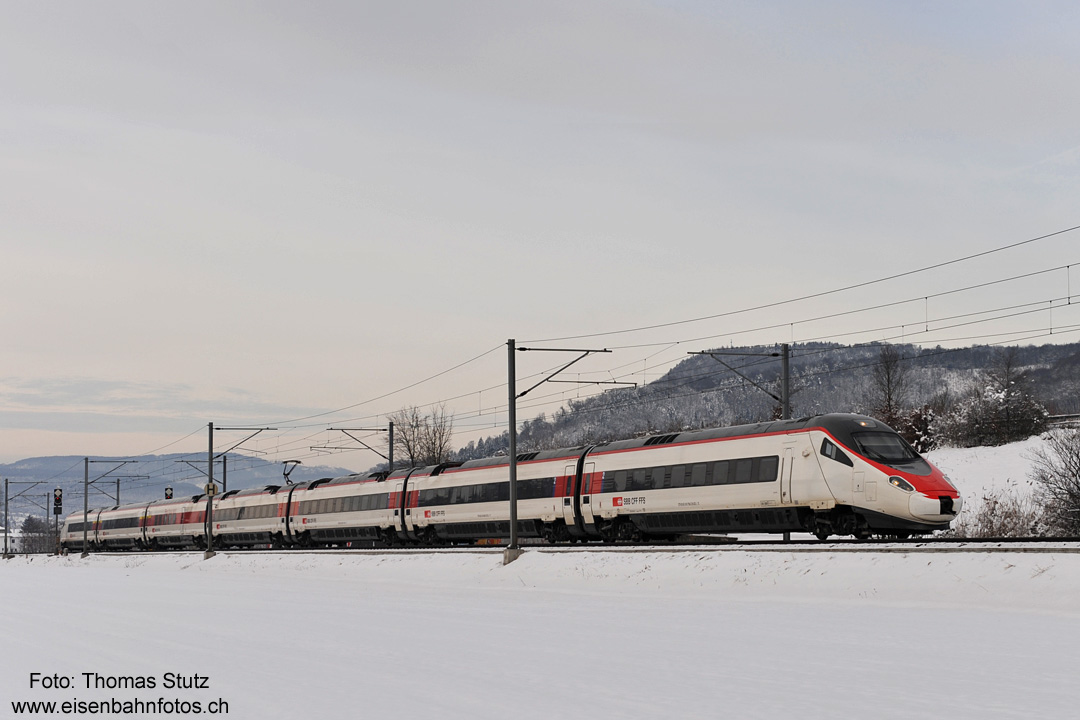 ETR 610 im Schnee

