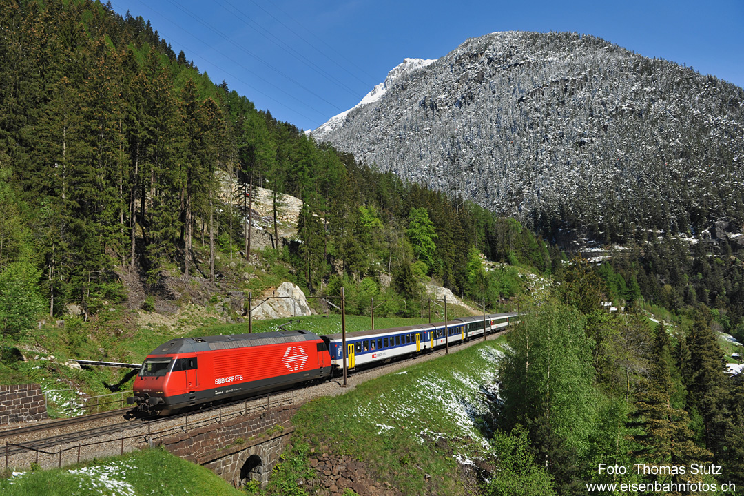 Re 460 mit NPZ-Wagen
