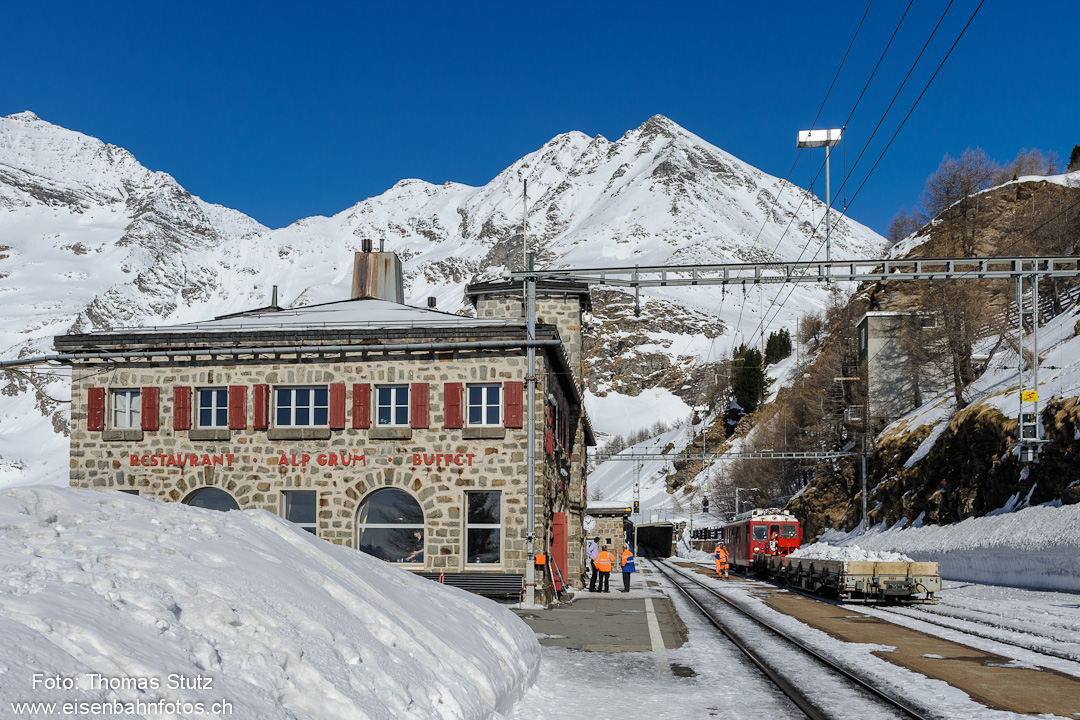 ABe 4/4 II 47 im Einsatz
