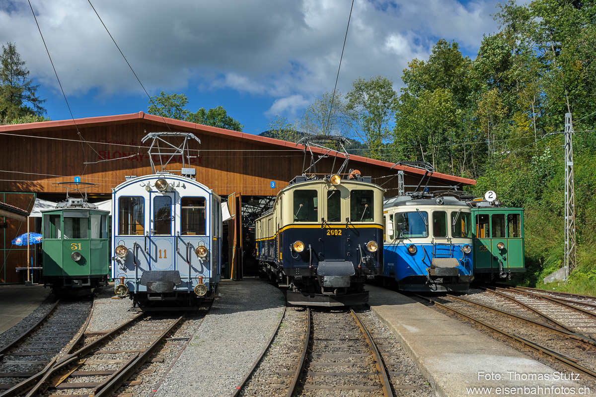 Aufstellung im Depot

