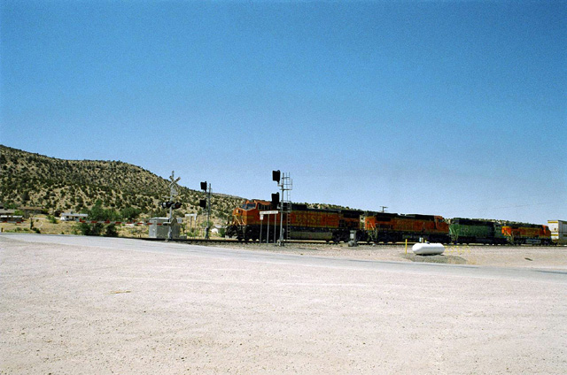 BNSF doublestack at Peachtree, AZ

