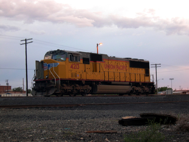 UP GM SD70M at Lordsburg, NM
