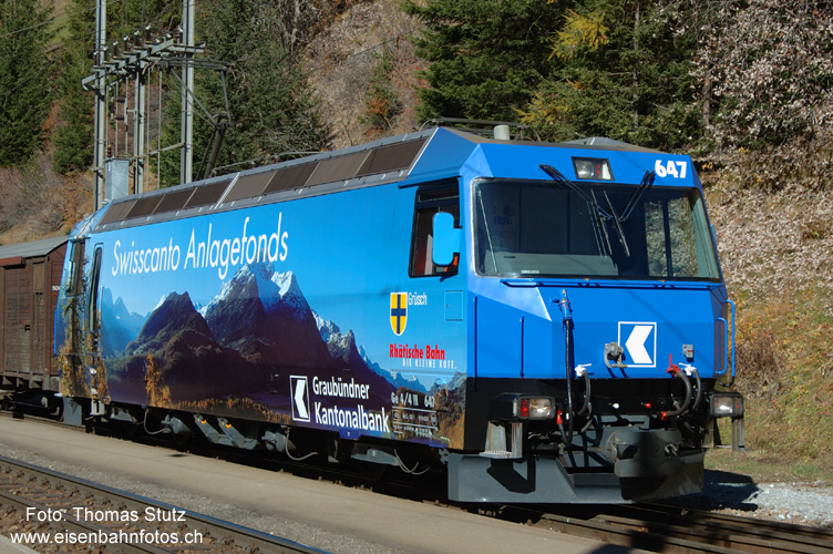 Neue Kantonalbank-Werbung
Ende September hat die Kantonalbank-Lok ein neues Design erhalten.
