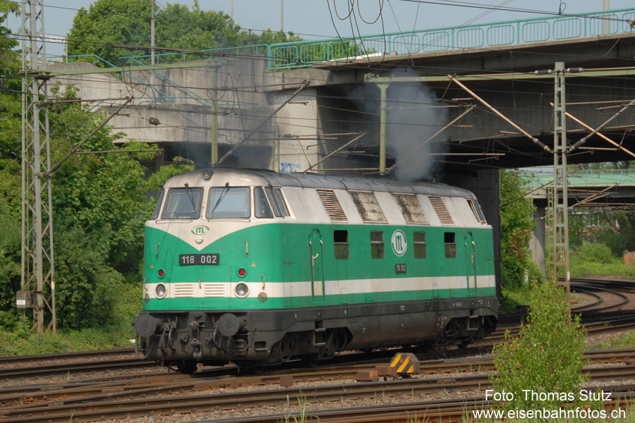 ITL-Diesellok fährt zurück
