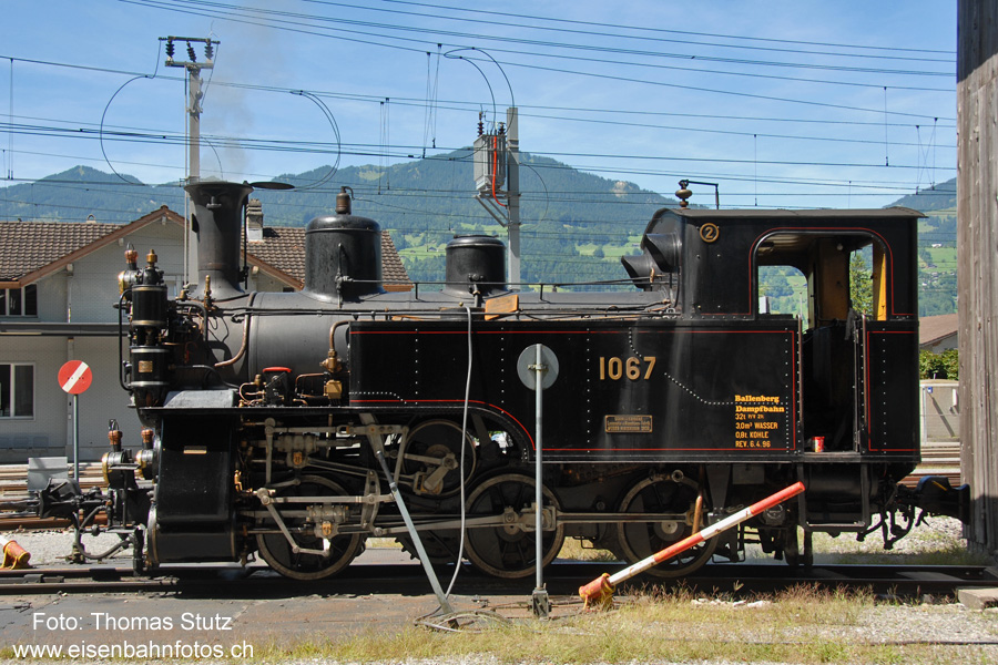 Seitenansicht Dampflok

