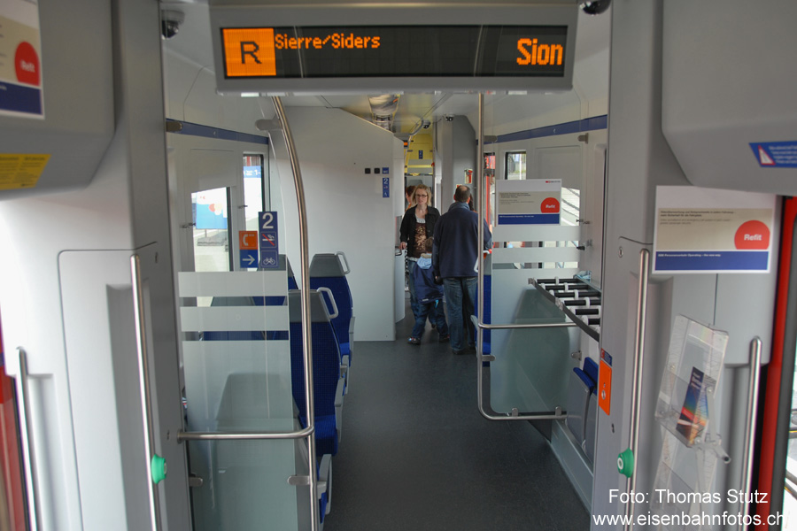 Innenansicht Zwischenwagen Domino
