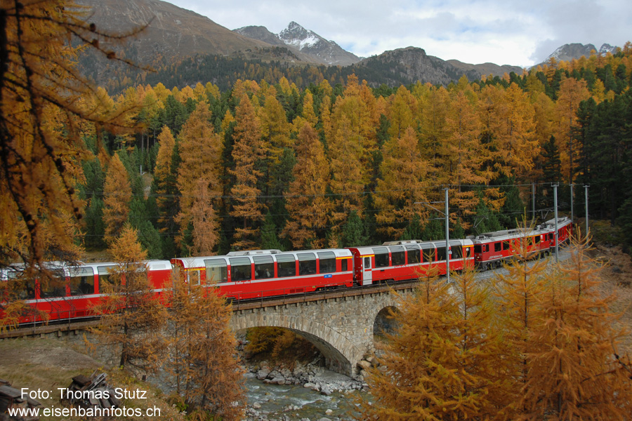 Panoramawagen bei Pontresina
