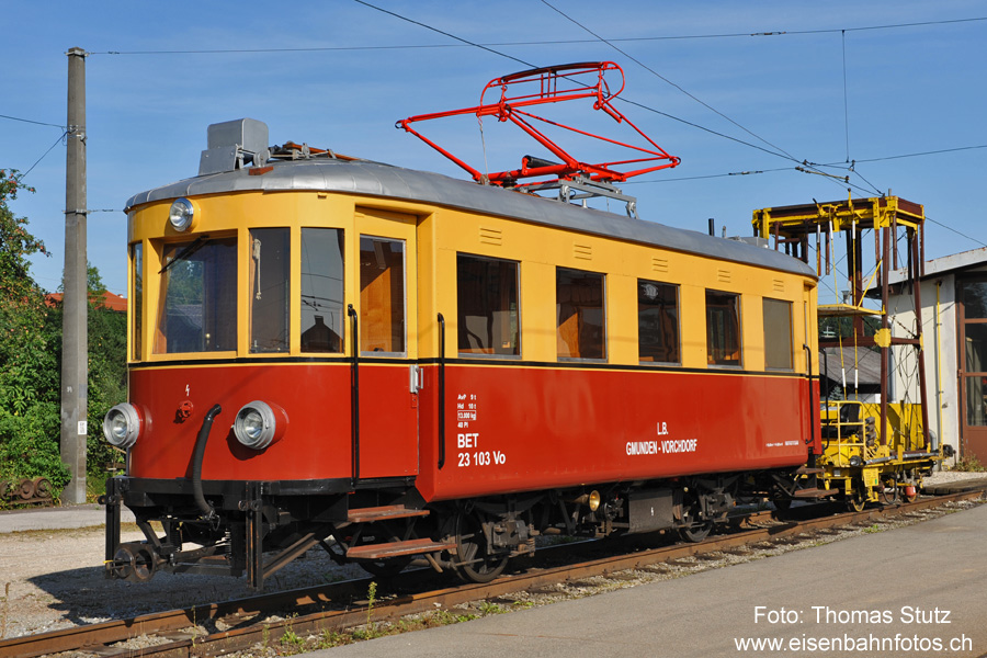 historischer Triebwagen
