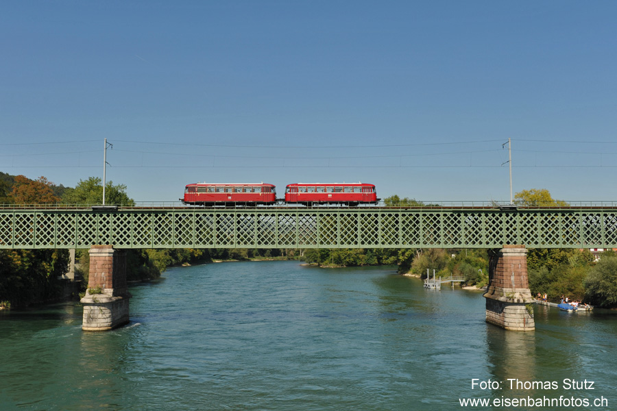 Schienenbusse nach Waldshut
