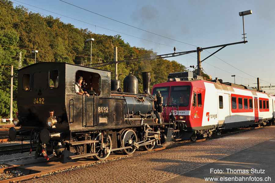 Rangierbetrieb mit Dampf

