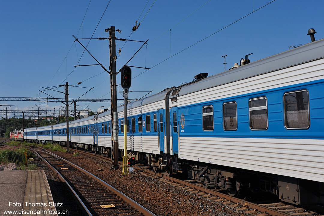 Ausfahrt des Nachtzuges
