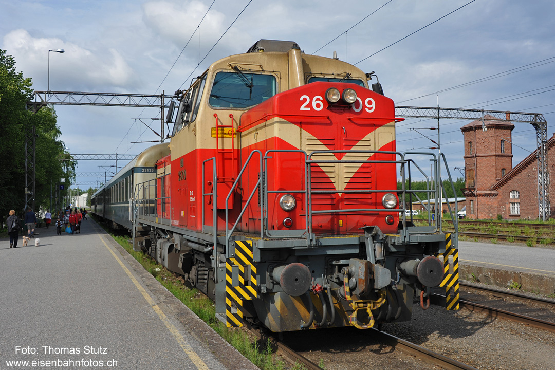 Ankunft in Joensuu
Gegen Abend reicht es dann ganz im Osten des Landes in Joensuu doch noch für einige Sonnenstrahlen.

