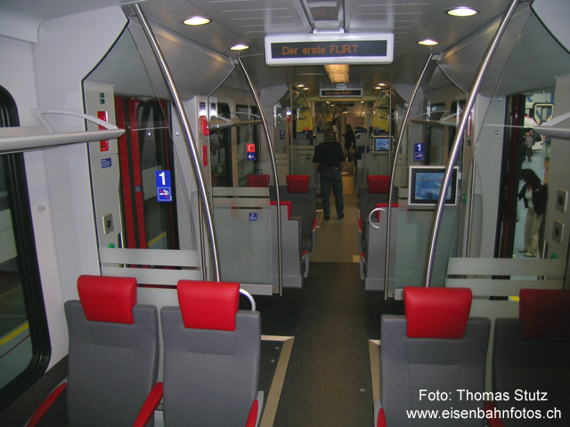 Überblick
Überblick des Fahrgastraumes von der 1. Klasse aus.
