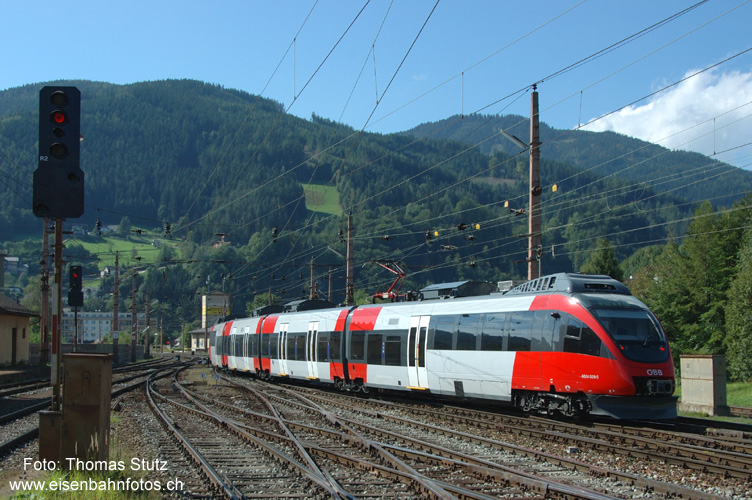 Ausfahrt Richtung Bruck a. d. Mur
Regionalzug 4099 Mürzzuschlag - Bruck a. d. Mur
